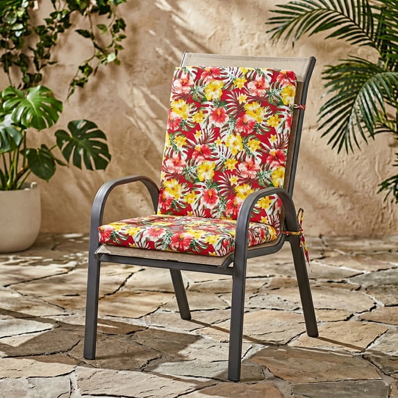 Sun Terrace 44x19 Tropical Lounge Chair Cushions, Deep-Seat, 2 Count