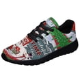 thumbnail image 1 of Red Truck ChriStas It's The MoStWonderful Time Of The Year Shoes Sneakers for Women Men Black Size 9.5, 1 of 7