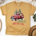 thumbnail image 1 of Red Truck Graphic T-Shirt | Vintage Pickup Tee for Men Women Kids, Gold, Size L, 1 of 6