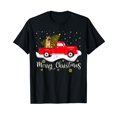 thumbnail image 1 of Red Truck Merry Christmas Tree German Shepherd Christmas T-Shirt For Dog Lover Gift, 1 of 5
