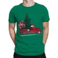 thumbnail image 1 of Red Truck With Christmas Tree T-Shirt Men, 1 of 3