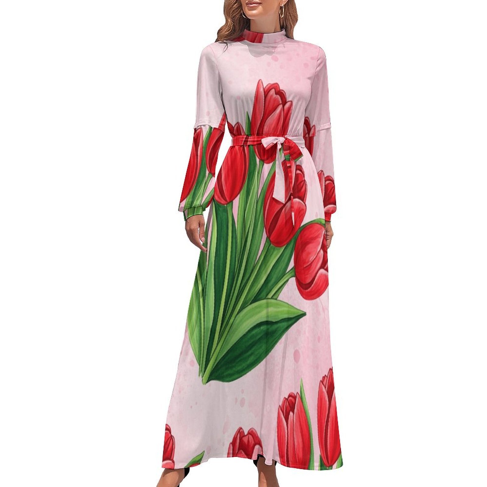 Ladies Dresses Long Sleeve Tulip Dress Long Tulip Dress Women's Dresses Frances Jaye Medium Ladies Dresses Long Sleeve Tulip Dress Long Tulip Dress Women's Dresses Frances Jaye Medium