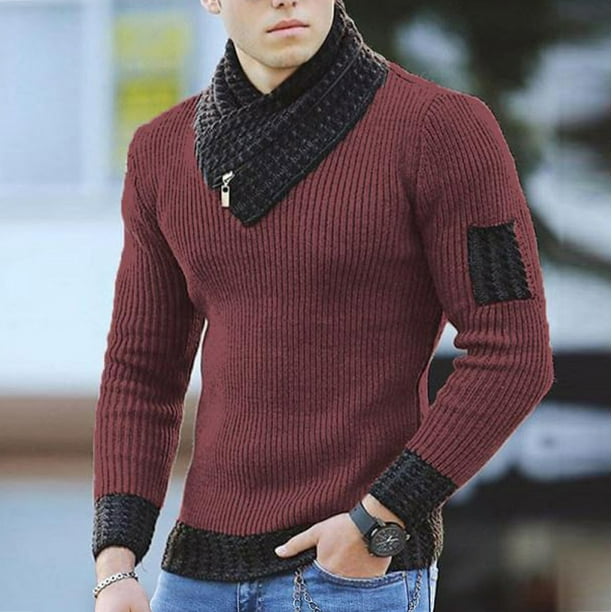 Turtleneck scarf mens deals
