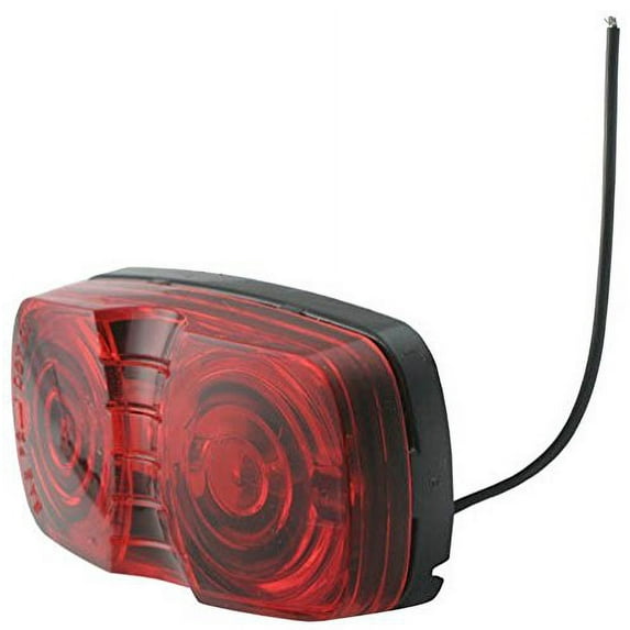 Red Two Bulb 4" x 2" Side Marker Lights (1 per pack)