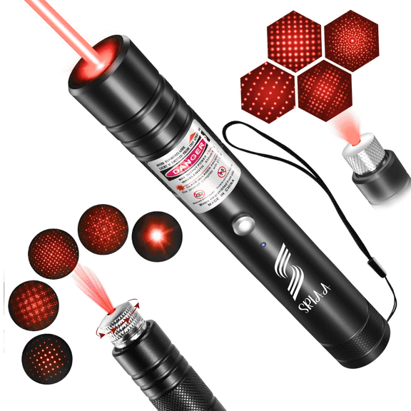 Red USB Rechargeable Presentation Pointer – Perfect for Presentations, Classroom, and Conference Use