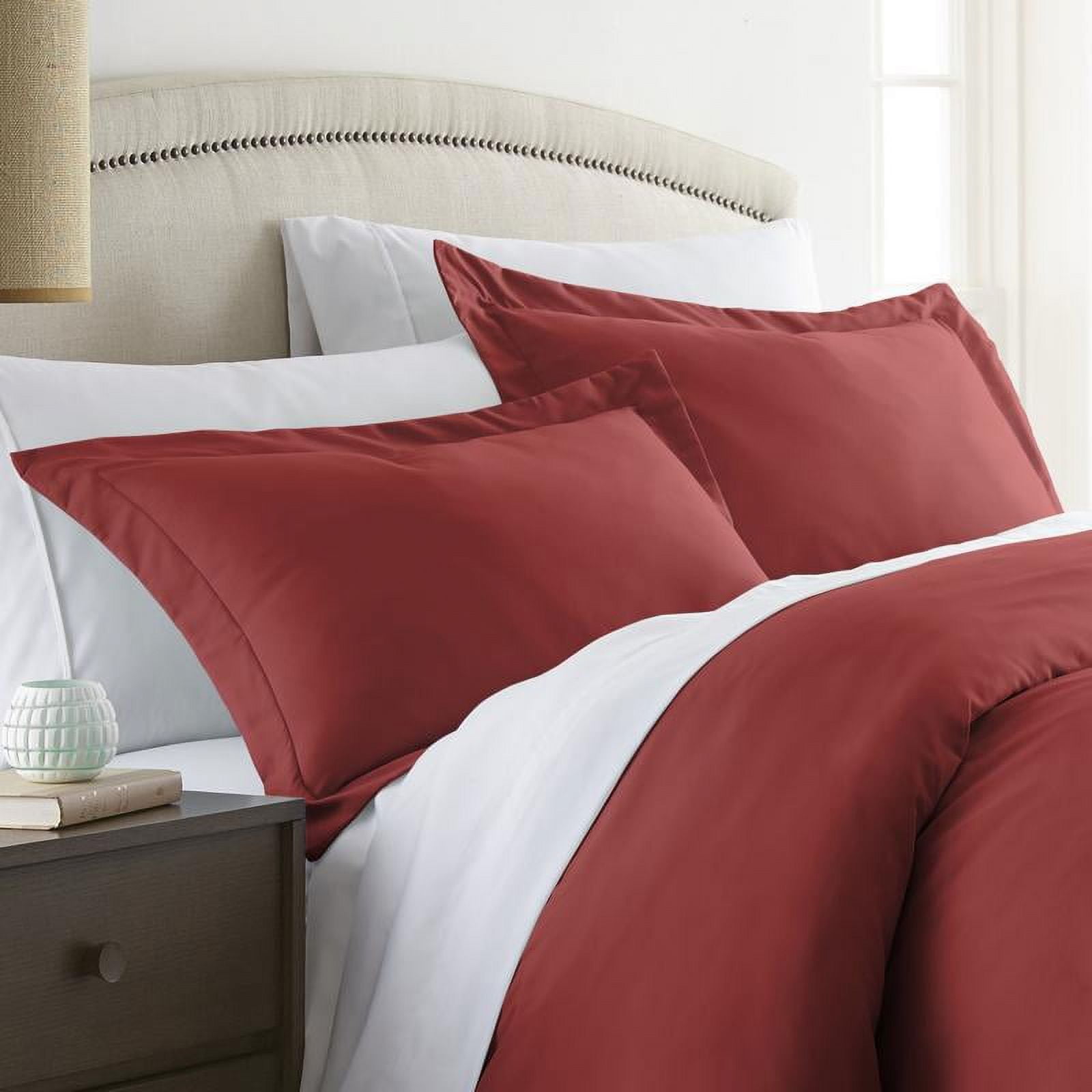 Red Ultra Soft 2 Piece Pillow Sham Set, Standard
