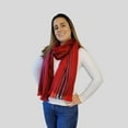 thumbnail image 1 of Red Ultra-Soft Alpaca Wool Scarf, 1 of 2