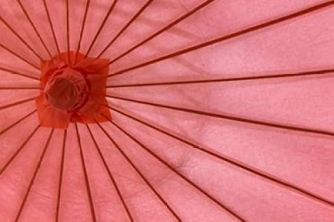 Red Umbrella Canvas Art - Kathy Mahan (12 x 18)