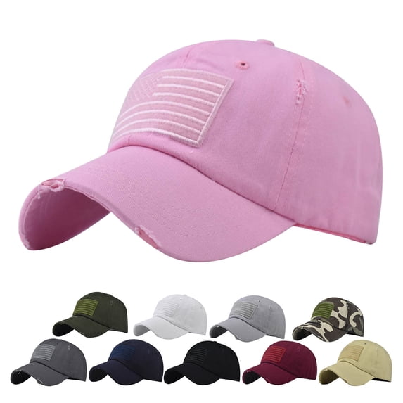 Red Unisex Vintage Washed Unstructured Baseball Cap cotton Adjustable Size for Running Workouts and Outdoor Activities All Seasons One Size