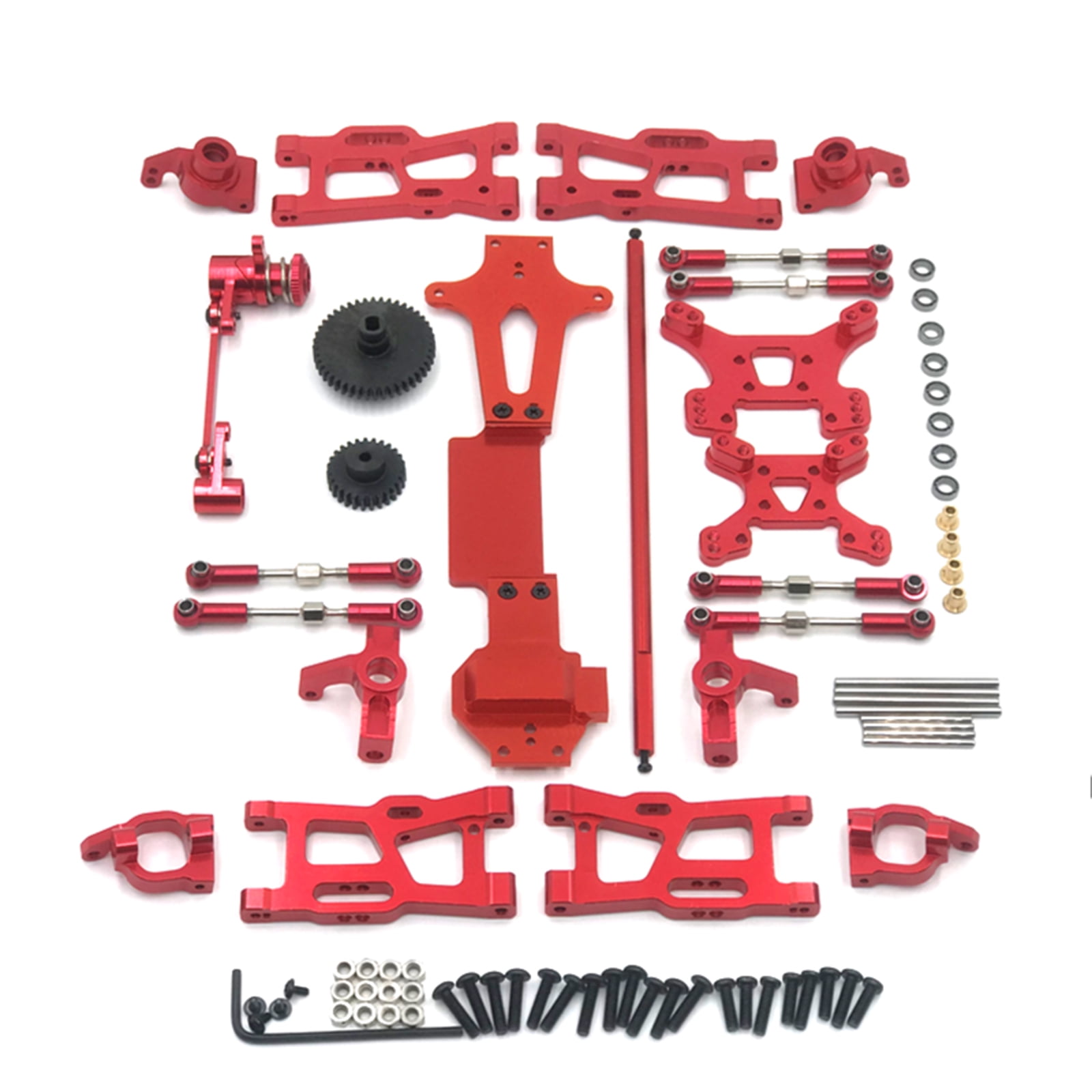 Red Upgrade Spare Parts C Seat Steering For Wltoys 144010 144001 144002 ...