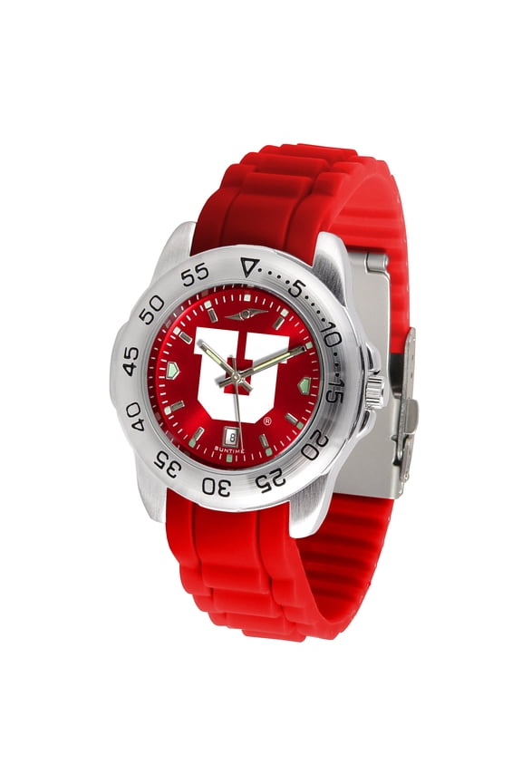 Red Utah Utes Sport AC AnoChrome Watch
