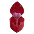 thumbnail image 1 of Red Valentines Printed Bouncing Heart Surprise Gift Box Pops Up Love Reveal For Chocolates Rings And Small Presents Plastic Red Tone, 1 of 7