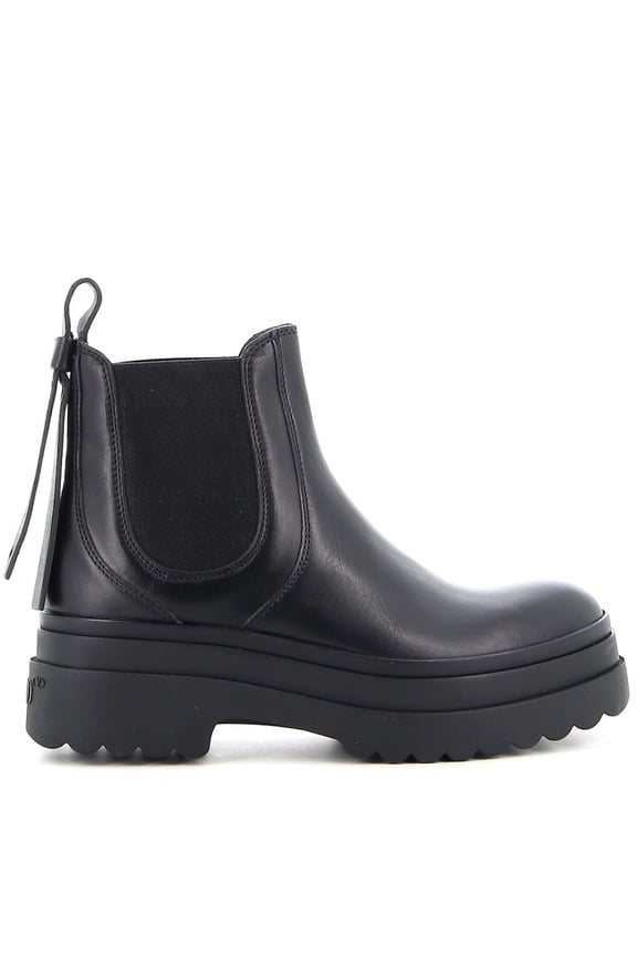 Red Valentino Platform Ankle Boots Black (Women's)