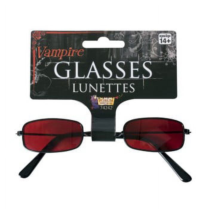 Red Vampire Glasses Halloween Costume Accessory