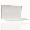 thumbnail image 1 of Red Vanilla OR200-327 15.5 x 10.25 in. Orbit Rectangular Platter, White, Grey & Silver, 1 of 2