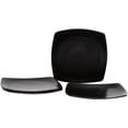 thumbnail image 1 of Red Vanilla Black Rice Square Dinner Plate 10" (Set of 4), 1 of 3