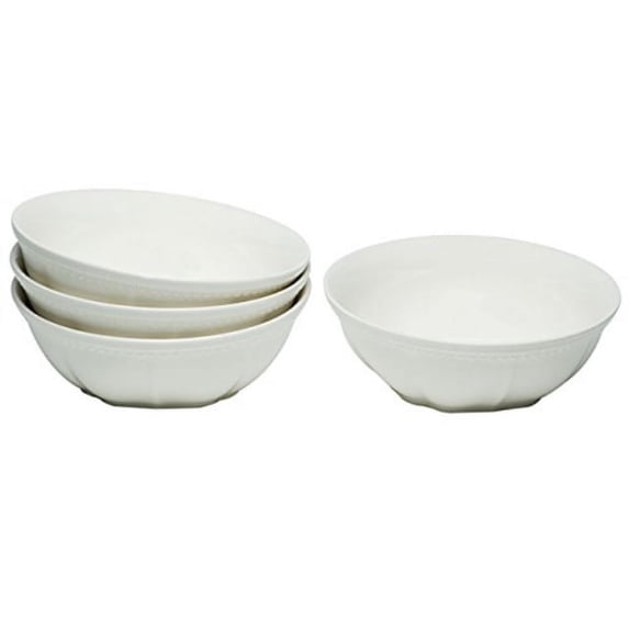 Red Vanilla Classic White Bowls (Set of 4)