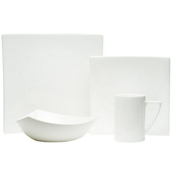 Red Vanilla Extreme Bone China 4 Piece Place Setting, Service for 1