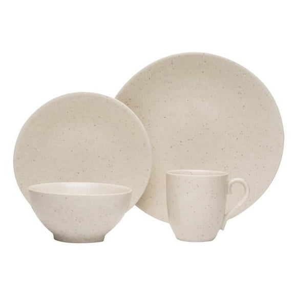 Red Vanilla HN760-016 Oatmeal Dinner Set, 16 Piece
