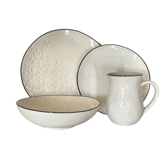 Red Vanilla Hudson Valley 16 Piece Porcelain Dinnerware Set