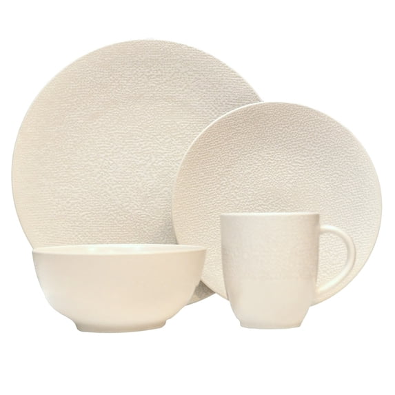 Red Vanilla Matrix White 16Pc Dinner Set