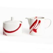 Red Vanilla Paint it Red Sugar bowl & Creamer Set
