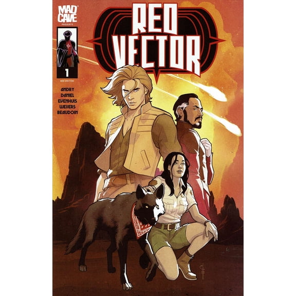 Red Vector #1A VF ; Mad Cave Comic Book
