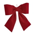 thumbnail image 1 of Red Velvet 3d Bow Large Christmas Decoration Christmas Tree Pendant, 1 of 2