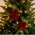 thumbnail image 1 of Red Velvet Christmas Bows,5 Inch Festive Christmas Ornaments for Tree Topper,Gift Wrapping,Mantel & Wedding Decor,2PCS,S, 1 of 6