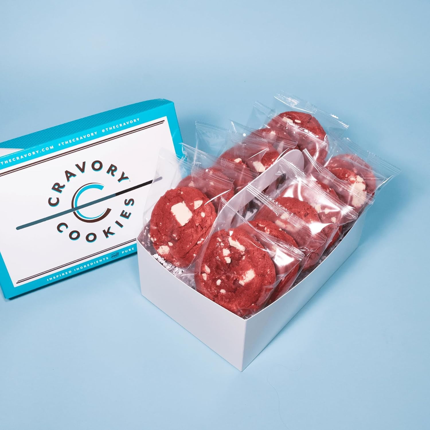Red Velvet Cookies 24 cookies, 2.0 oz. each Individually Wrapped