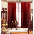 thumbnail image 1 of Red Velvet Drape 55"X 84" Each Panel, 1 of 5