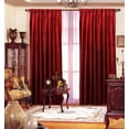 thumbnail image 1 of Red Velvet Drape 55" X 96" Each Panel, 1 of 2