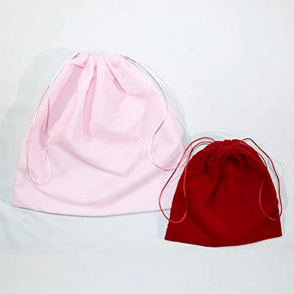 Red Velvet Dust Bag - Extra Small to Extra Large - Storage bag, Handbag, Sneakers, Gift, Travel, Packaging (XL Square - 30x30")