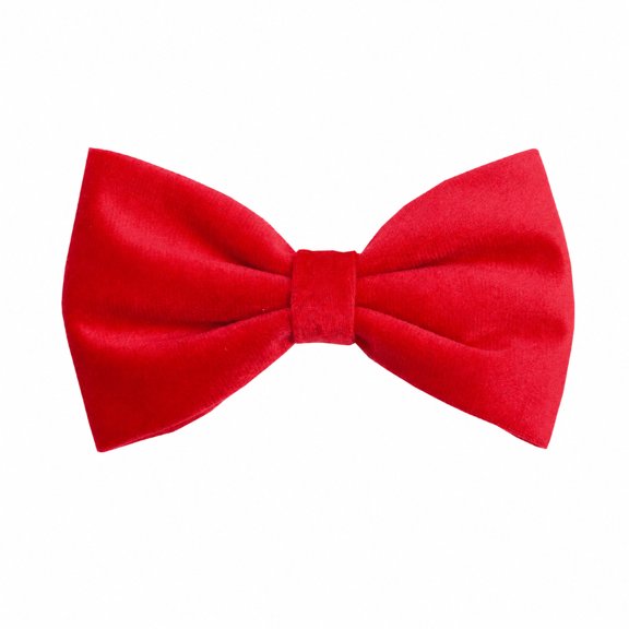 Red Velvet Collar Bow Tie