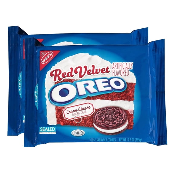 Red Velvet Sandwich Cookies (10.7-Ounce Packages, 2-Pack)