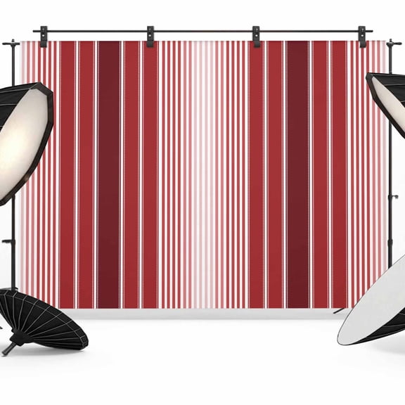Red Vertical Striped Backdrop for Photoshoot,Photography Photo Studio Background Wall Backdrop,Farmhouse Minimalist Abstract Lines Back Drop Banner Panel for Portraits Wedding Live Streaming 12x8Ft