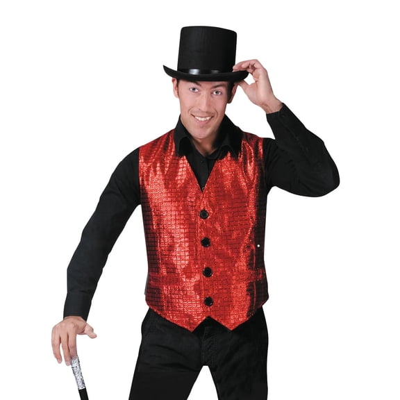 Red Vest Adult Halloween Accessory
