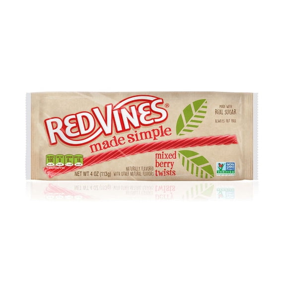 Red Vines Made Simple Berry Twists 4oz (Pack of 12)