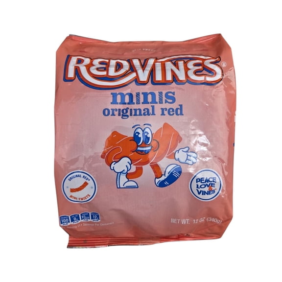 Red Vines Minis Original Red Licorice Candy 12 Oz