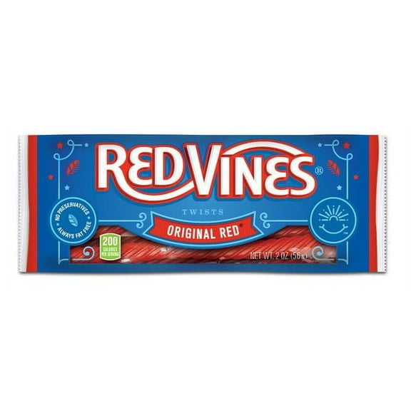 Red Vines Original Red Twists 2 oz (Pack of 20)