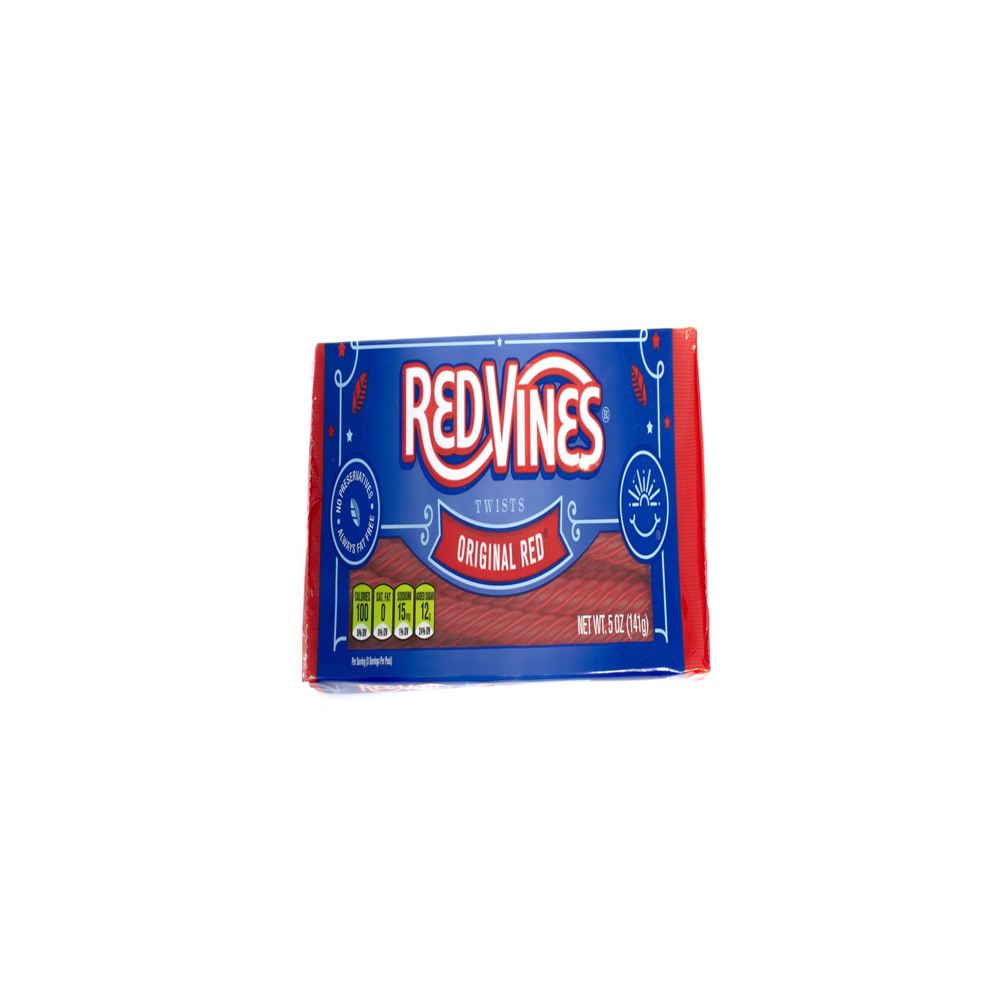 Red Vines Original Red Twists, 5 oz Tray (Pack of 6)
