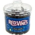 thumbnail image 1 of Red Vines Twists, Old Fashion Black Licorice, 3.5 Lb Tub (Pack of 24), 1 of 2