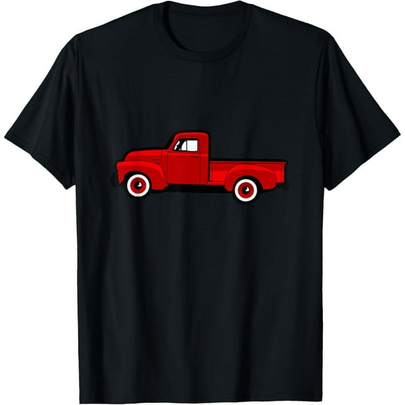 Red Vintage Pickup Truck T-Shirt