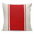 thumbnail image 1 of Red Vintage Pillow Covers 16x16 Inch Decorative Throw Pillow Cover, Geometric Stripes Simple Lines Sofa Pillowcases Accent Cushion Case Home Decor Bedroom Living Room, 1 of 6