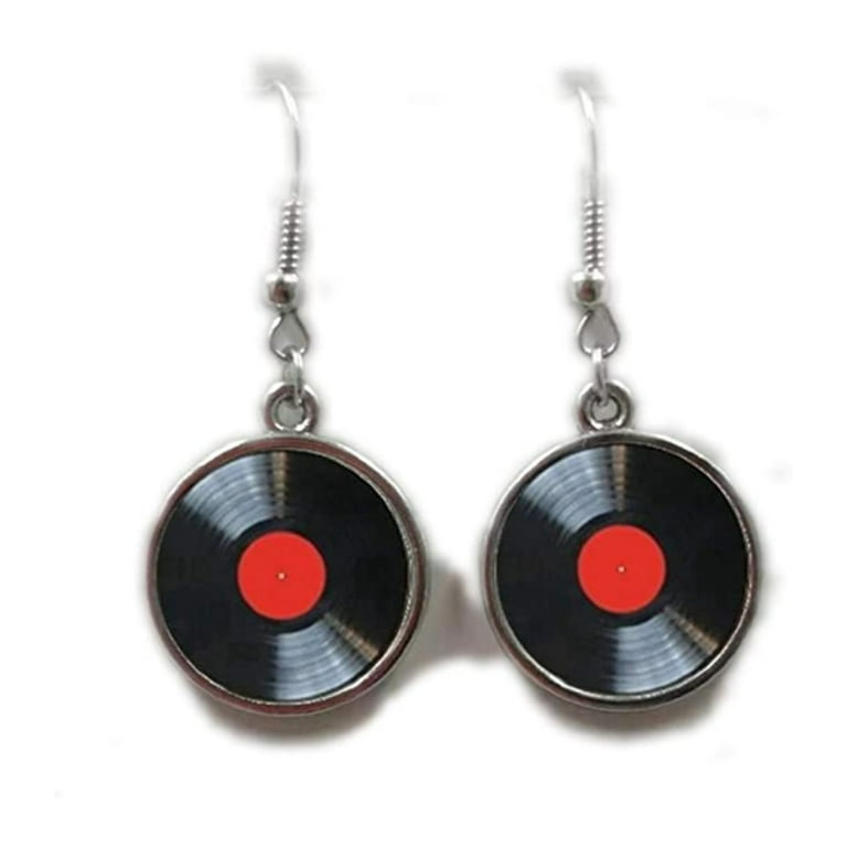 Vintage 1980s 1990s deadstock sticker earrings —