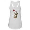thumbnail image 1 of Red Watercolor Flower Bouquet Tank Women -Image by Shutterstock, Female x-Large, 1 of 4