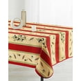 thumbnail image 1 of Red Wheat Yellow100% Polyester, Stain Resistant Tablecloth 78 x 59 inch, 1 of 1