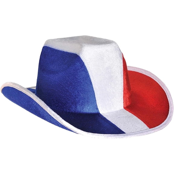 Red, White And Blue Patriotic Cowboy Hat