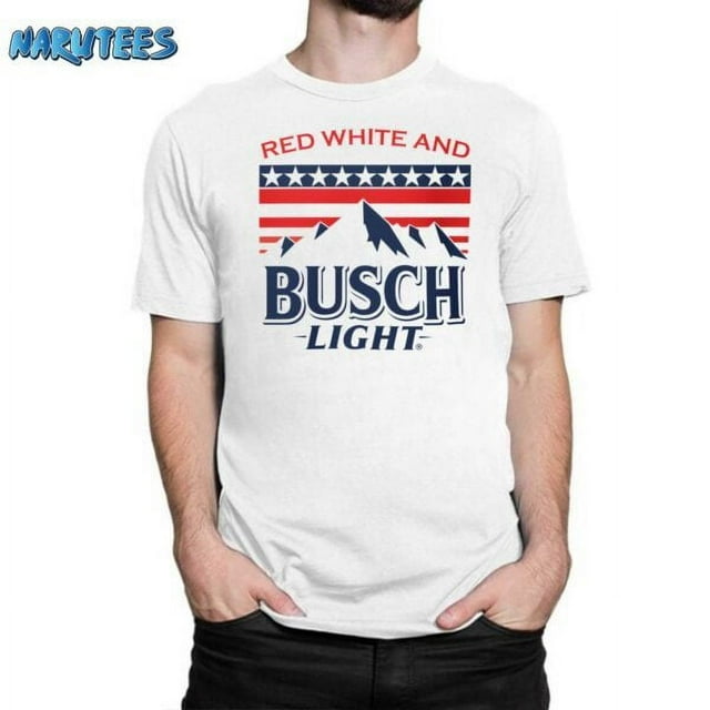 Red White And Busch Light Shirt