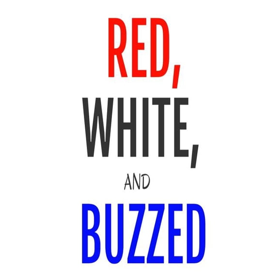 Red, White, And Buzzed: Funny 4th Of July Gift Notebook For Adults (Paperback)